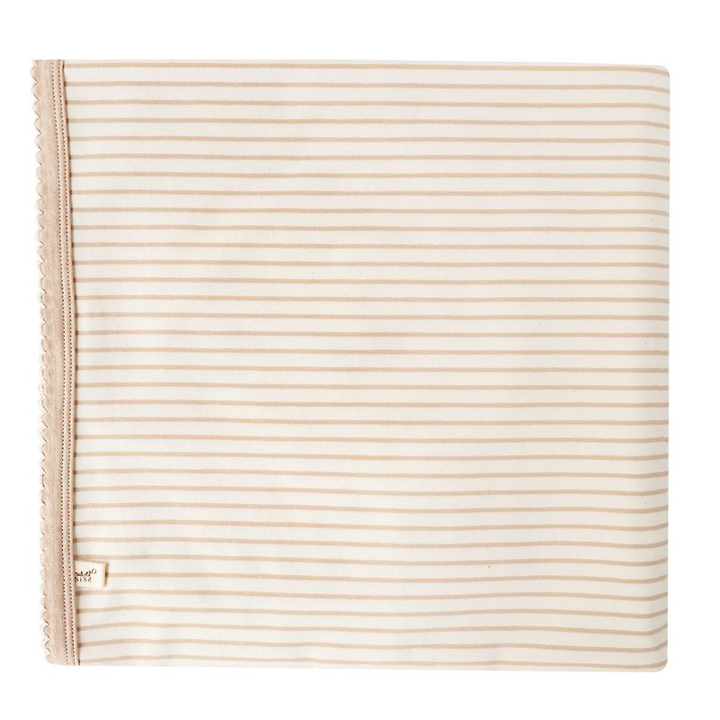 【SISSO Organic Cotton】Brittany Summer Sunscreen Universal Towel (Coffee) - ผ้าให้นม - ผ้าฝ้าย/ผ้าลินิน สีนำ้ตาล