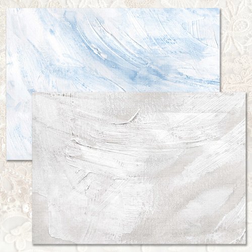 honne market 120g cement pattern Design Paper (blue lion) A4 (suyeon)