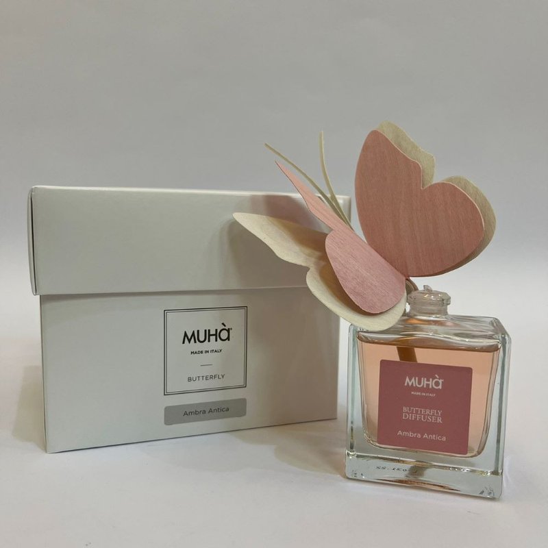 MUHà Mu Fragrance Powder Butterfly - Antique Amber 50ml - น้ำหอม - น้ำมันหอม สึชมพู