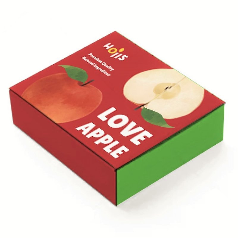 [Mother's Day Gift] Haoping'anruan Q Dried Apples 12-piece gift box (no added dried fruit water can be brewed) - ผลไม้อบแห้ง - วัสดุอื่นๆ สีเขียว