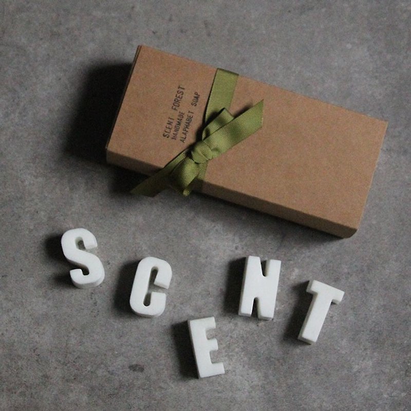 Alphabet Handmade Soap 5pc Gift Box - สบู่ - วัสดุอื่นๆ 