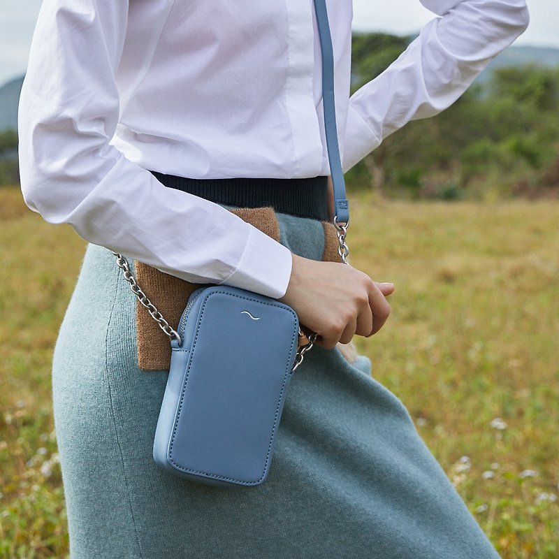 S8O ARIEL Zipped Crossbody Bag Simple Design - Messenger Bags & Sling Bags - Plastic Khaki