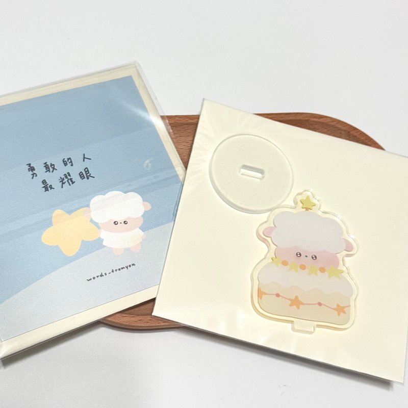 明信片含信封+壓克力立牌set -蛋糕 - 其他 - 壓克力 