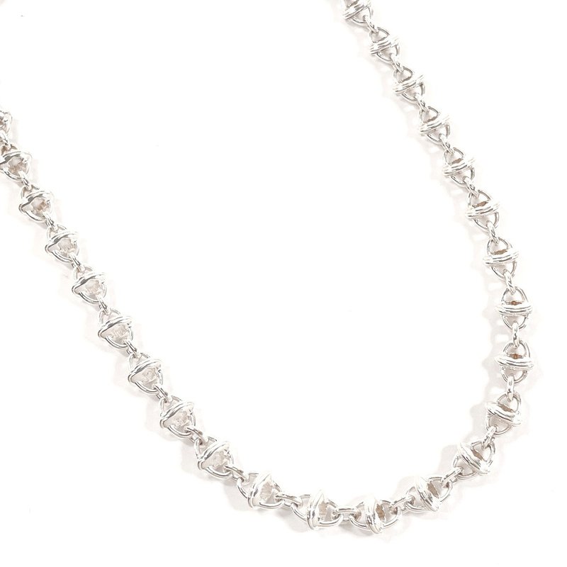 【日本直送 中古美品】モンブラン MONTBLANC ネックレス チェーン シルバー925 アクセサリー 新品仕上げ済み - 項鍊 - 純銀 銀色
