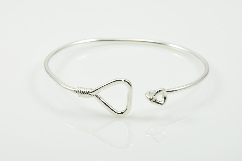 Lucky Silver Bracelet-Geometry No. 1 - Bracelets - Silver Gray