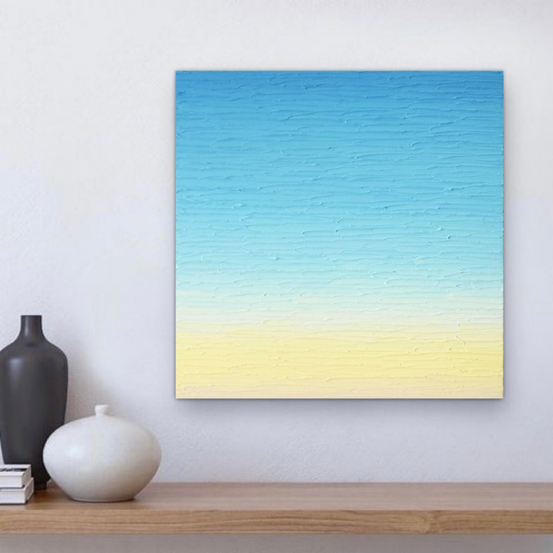 絵画 夕日 イエロー  Nobody has seen before you. - 海報/掛畫/掛布 - 壓克力 黃色