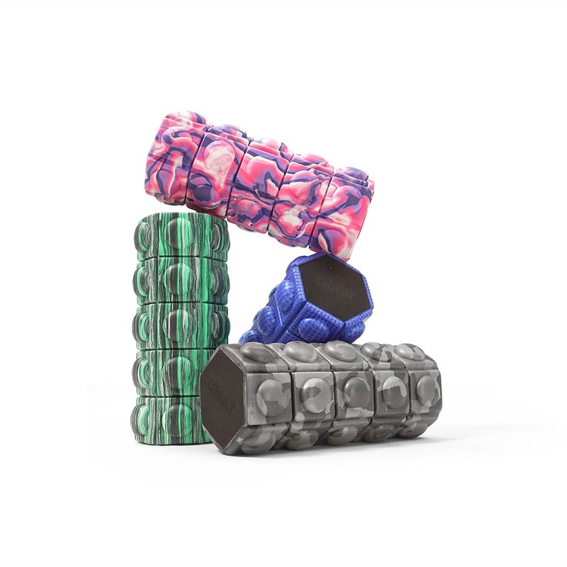 【QMAT】MiNi マッサージローラー 台湾製 - エクササイズグッズ - その他の素材 多色