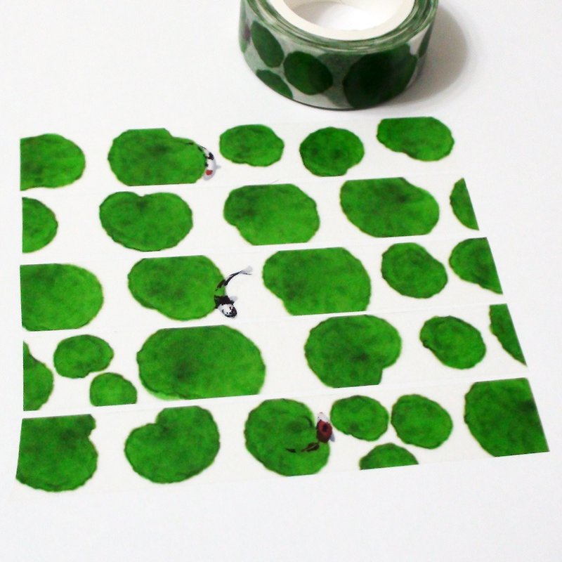 Masking Tape Lotus Leaf - Washi Tape - Paper 
