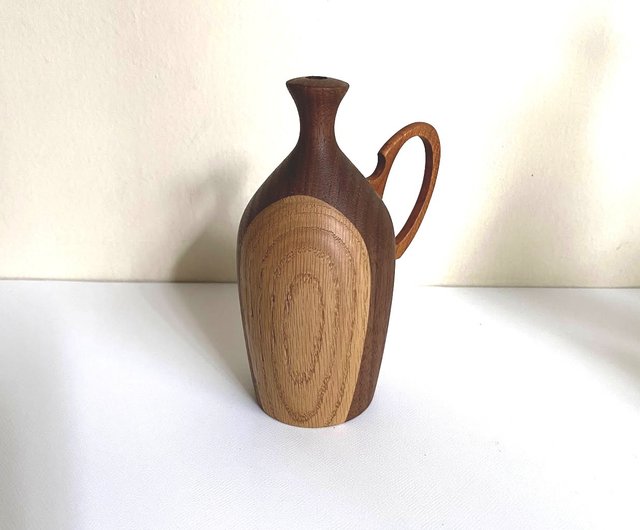 陶器の丸い花瓶 ダークブラウン 陶器の丸い花瓶 ダークブラウン ヴィンテージ ダークブラウン