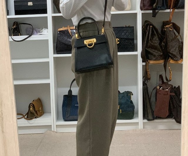 Salvatore Ferragamo Gancini Two-Way Bag - 01460 - Shop