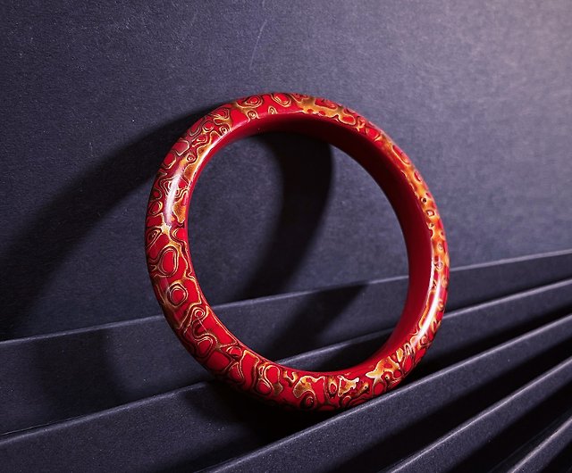 Details about   China Green Sandalwood Red Sandalwood Hand-carved Pretty Women's Bracelet Bangle 