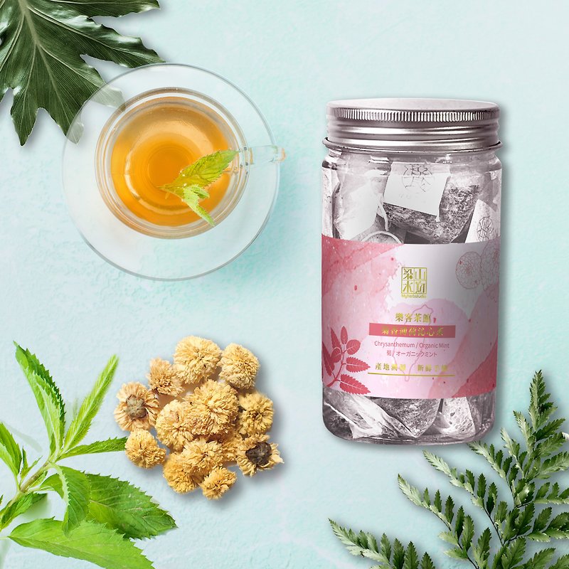 [Chrysanthemum and Mint Refreshing Tea] Production and Sales History Warm chrysanthemum fragrance blends with mint to cool and smooth - ชา - อาหารสด สีเขียว