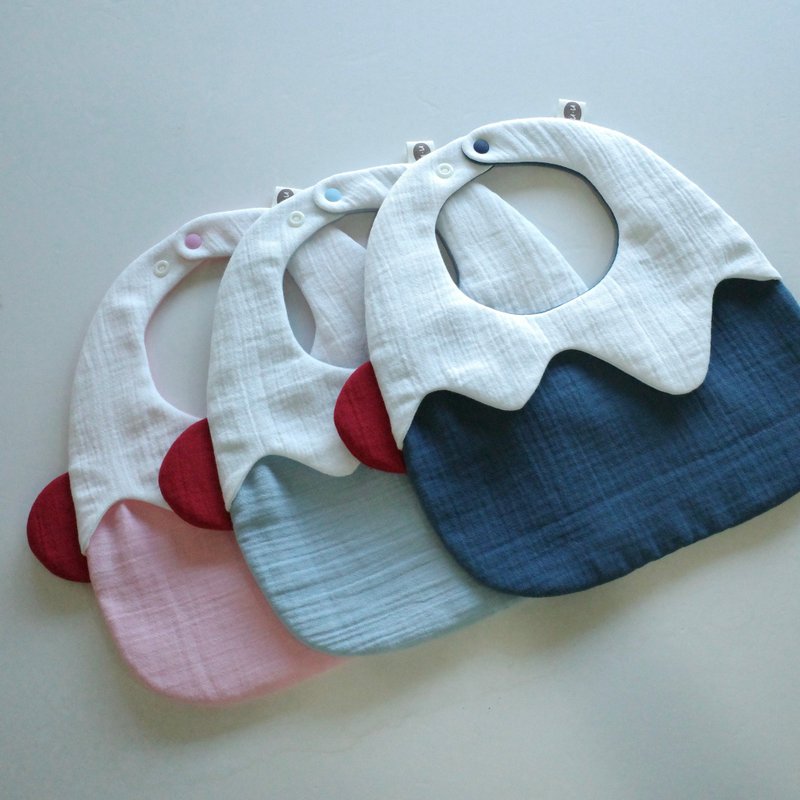 mount fuji bib - Bibs - Cotton & Hemp 