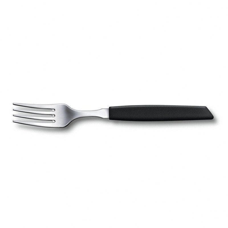 VICTORINOX 瑞士維氏 Swiss Modern 餐叉 20.5cm 黑 6.9033.09 - 露營用品 - 不鏽鋼 黑色