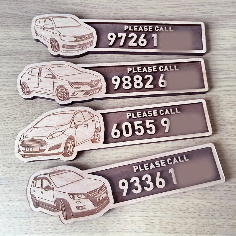 Customisecd Car Sign Plate