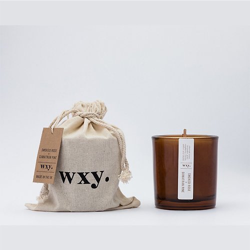WXY. (台灣總代理) 【英國 wxy】Amber 蠟燭(S)- 煙燻玫瑰 & 蘇門答臘松 /142g