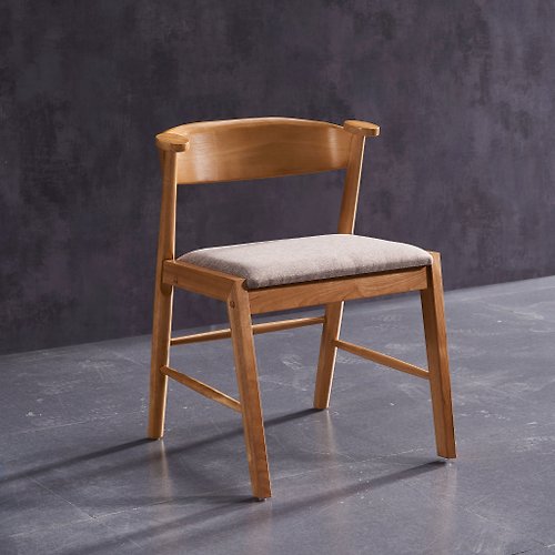 WealthyGreen 全實木家具廠 維斯格林 北歐現代實木設計餐椅