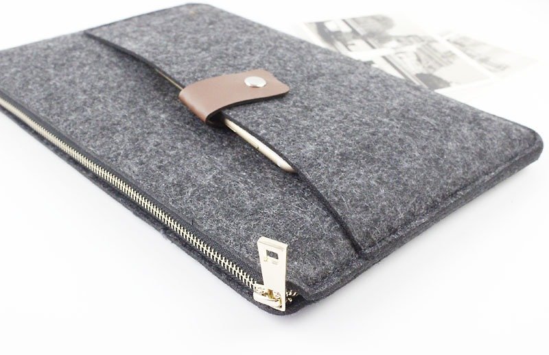This special offer only a limited time while supplies last dark gray felt felt sleeve protective sleeve Apple MacBook 11-inch laptop computer bag MacBook Air 11.6 - Other - Polyester 