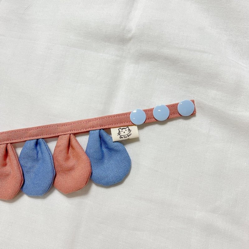 【客製化禮物】花朵項圈 貓咪項圈_粉嫩系列 - 項圈/牽繩 - 棉．麻 