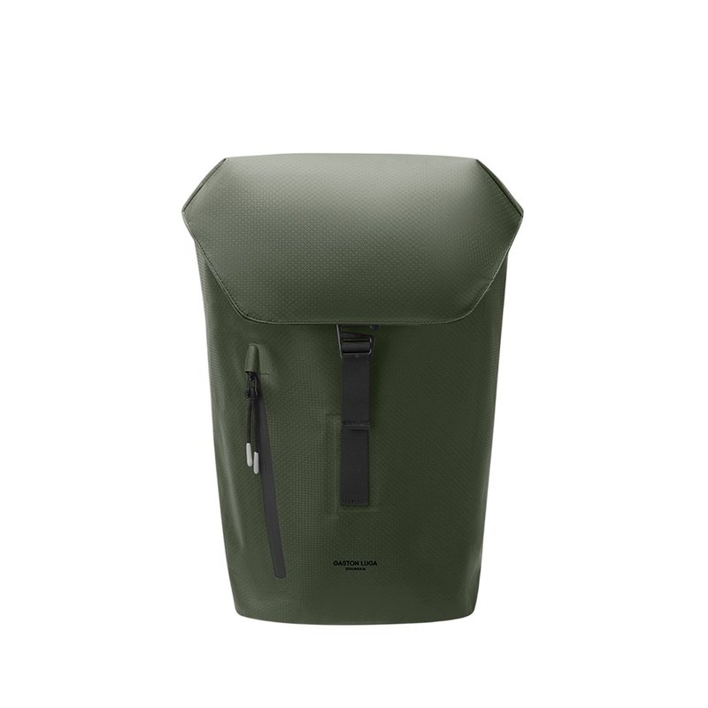 Gaston Luga Lightweight DuoSeal Flap 14吋 防水後背包- 橄欖綠 - 背包/後背包/書包 - 其他材質 綠色