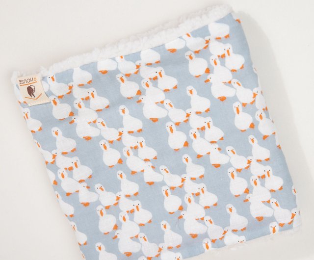 Heartwarming hairy boy's neck _ blue and white duckling with white fluff -  Shop 9house Design Clothing & Accessories - Pinkoi