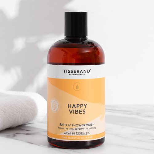 TISSERAND英國滴莎藍德精油 【英國原裝進口】快樂沐浴凝膠 400ML HAPPY VIBES SHOWER WASH