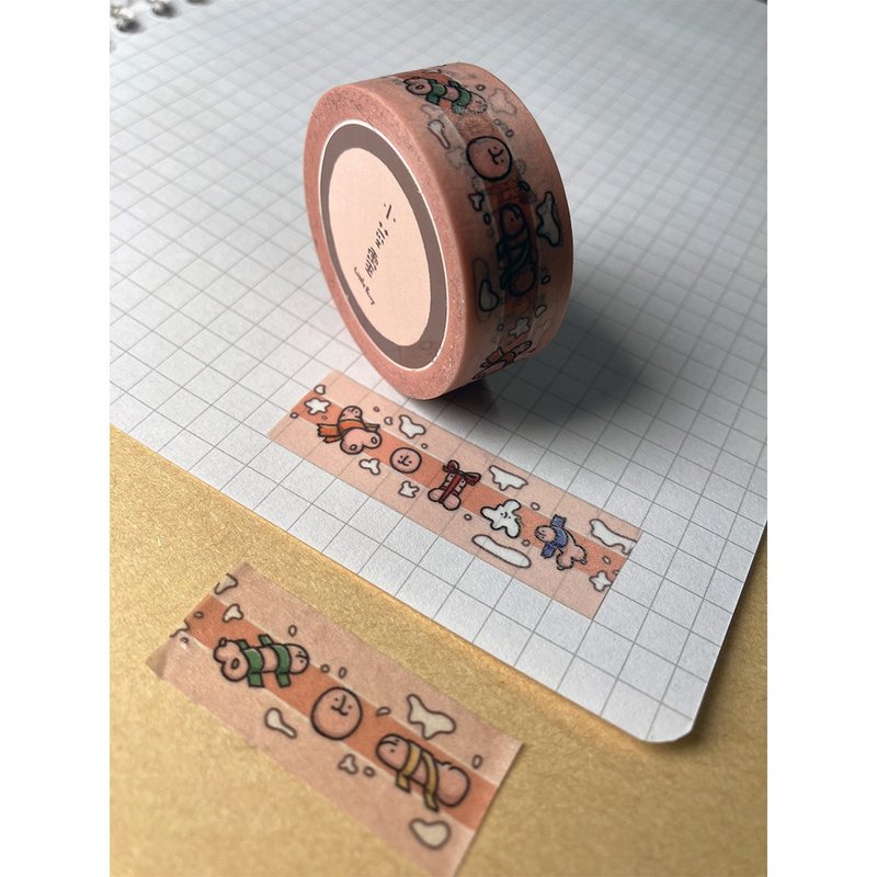 Jie Ling paper tape/Ji Ling stick it up/15mm paper tape - Washi Tape - Paper 