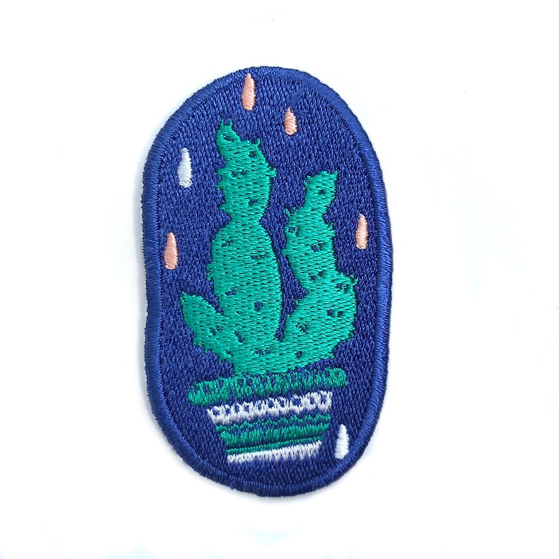 Dark blue cactus - Badges & Pins - Thread Blue