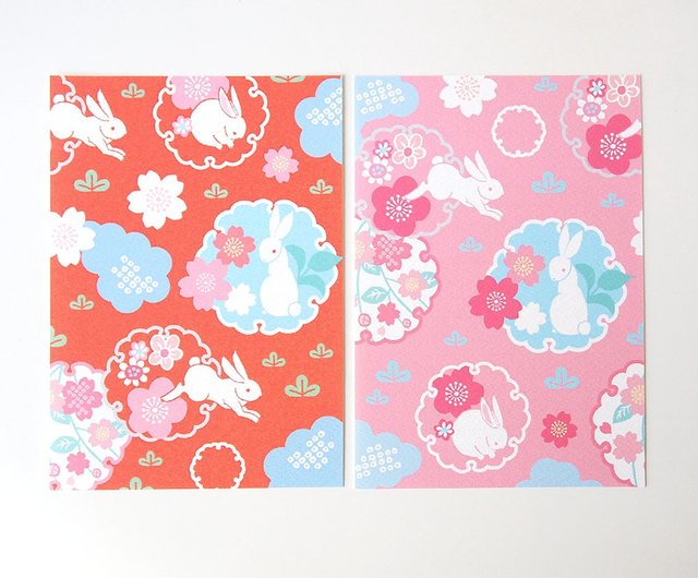 桜うさぎのレターセット - ショップ Wach Works 封筒・便箋