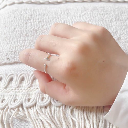 喜羊羊happy sheep jewelry 美人魚設計925純銀戒指 可調式戒指