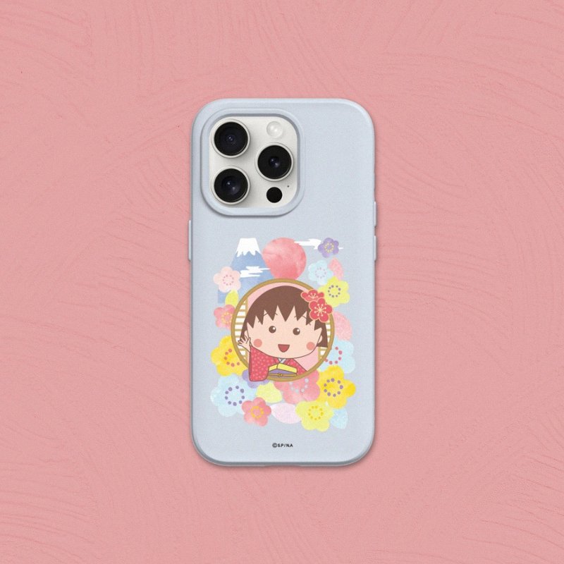 SolidSuit anti-fall back cover phone case∣Chibi Maruko-chan/Sakura Fujiyama for iPhone - เคส/ซองมือถือ - พลาสติก หลากหลายสี