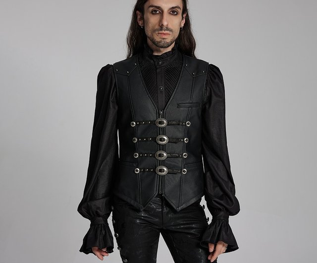 ゴシックファンタジー 海賊 ゴージャスレザーベスト/ベスト - ショップ