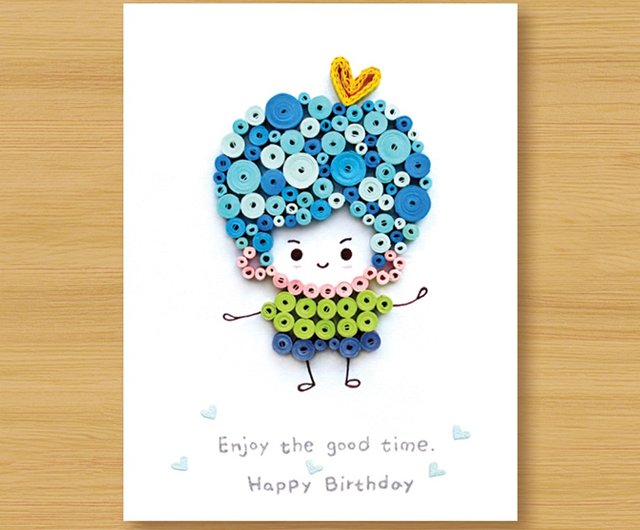 一番人気物 from) choose to styles 7 Handmade Cute cards paper rolled アイドル