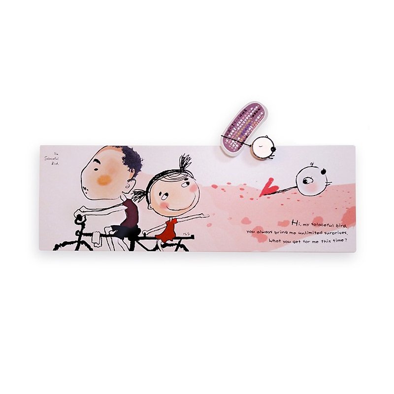 Magnet Board Paintings-Innocence - Posters - Other Materials Pink