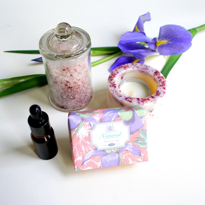 Fragrance Bath Gift Set - น้ำหอม - วัสดุอื่นๆ สึชมพู