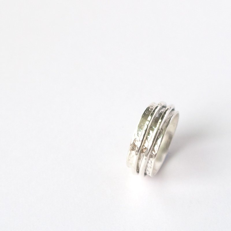 Sterling Silver General Rings Silver - Sterling Silver Rotating Ring #1