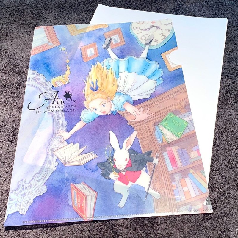 Falling Alice Clear File - Folders & Binders - Acrylic 