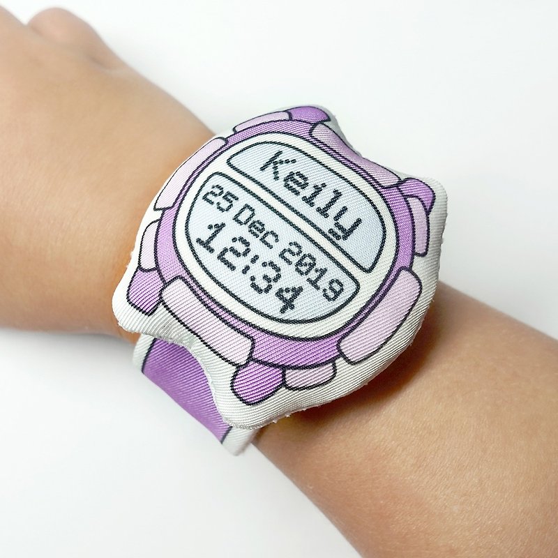 我的第一隻運動手錶(客製化) My first Baby Watch (D10A13) - 其他 - 棉．麻 紫色