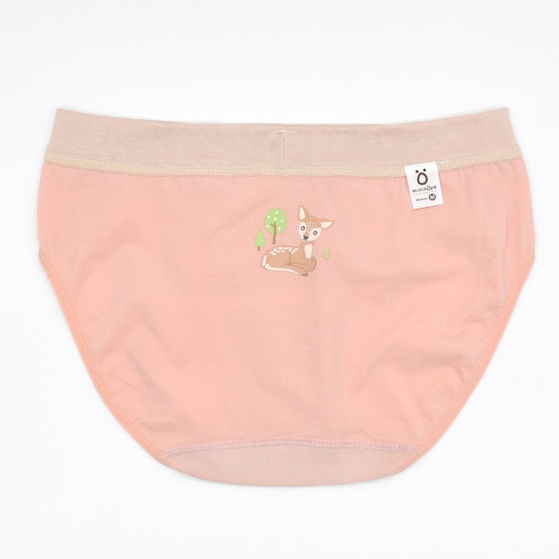 Silver fiber antibacterial women's underwear-Sika Deer (suitable for moms or big girls 45-72kg) - Women's Underwear - Cotton & Hemp Pink