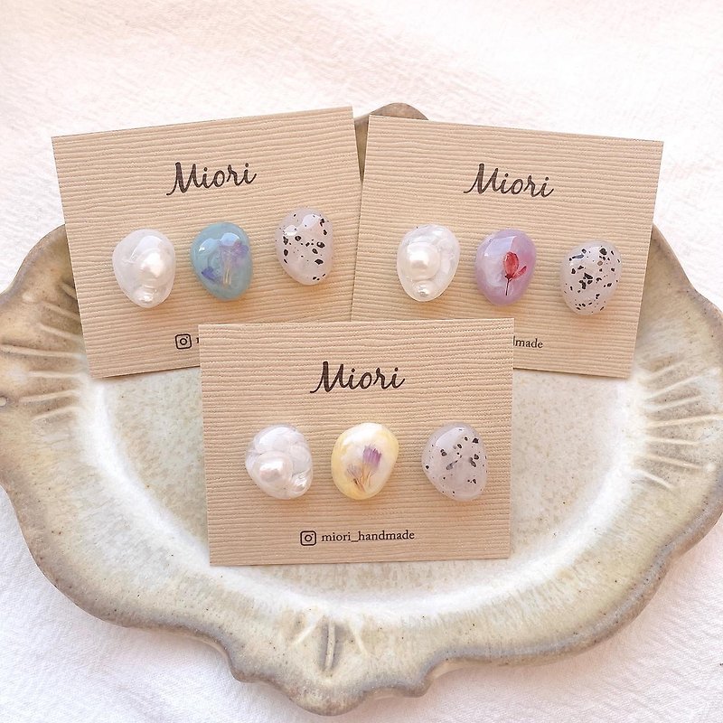 Mini Ore Set UV Earrings - Earrings & Clip-ons - Resin Multicolor