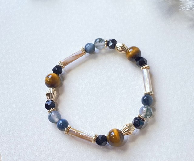 Mother of Pearl Tube Bead Bracelet