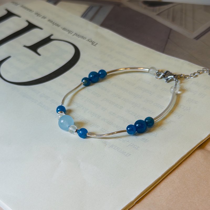 澄瀾之境  冷靜專注×順暢溝通×清透防護能量 - 手鍊/手環 - 水晶 