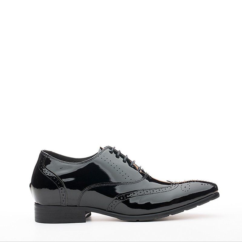 Kings Collection 巴特利 增高鞋  (增高三吋) KV80060 黑色 - 男款皮鞋 - 真皮 黑色