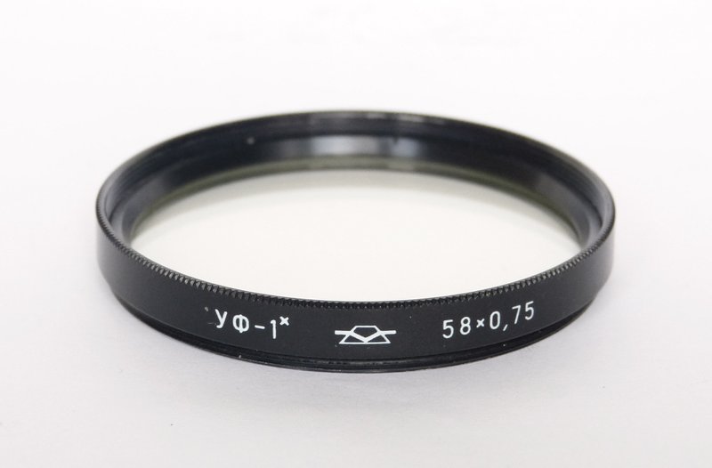 UF-1x UV-1x 58mm ultraviolet lens filter 58x0.75 USSR KMZ Vega-12 Jupiter-21 - 相機/拍立得/底片相機 - 其他材質 透明
