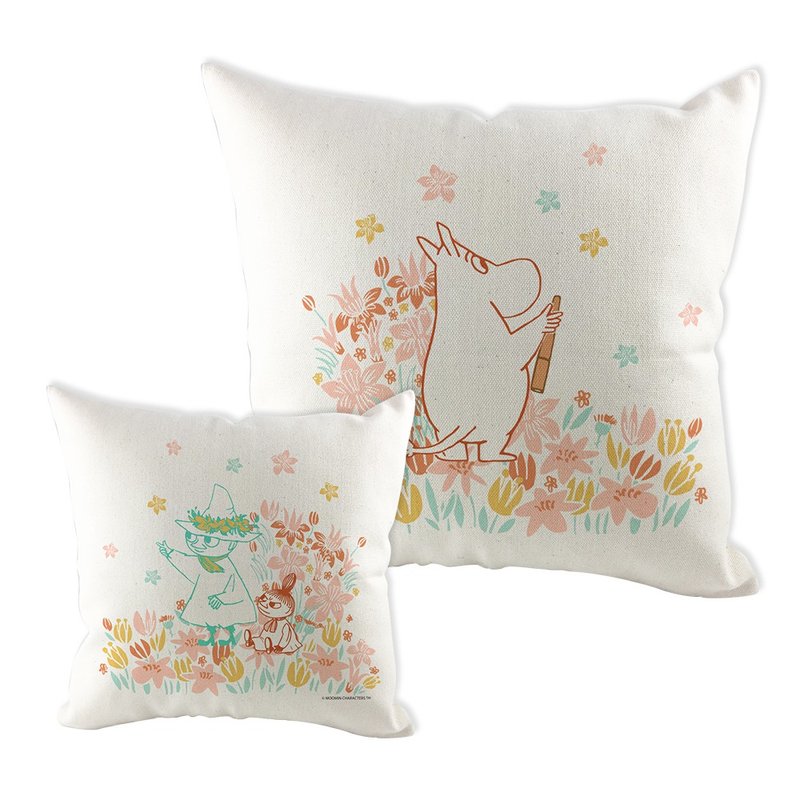 【Moomin】Secret Base Home Pillow - หมอน - ผ้าฝ้าย/ผ้าลินิน ขาว