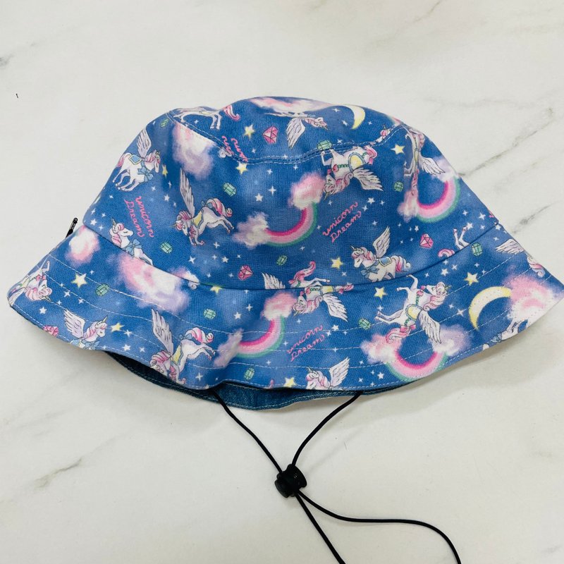 Fantasy Unicorn Double-sided Fisherman Hat - Other - Cotton & Hemp Multicolor