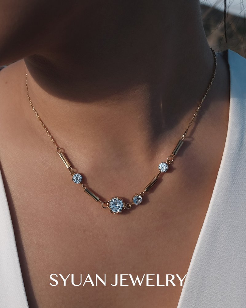 SYUAN JEWELRY|Jingle—鍍18K鋯石項鍊 - 項鍊 - 其他金屬 