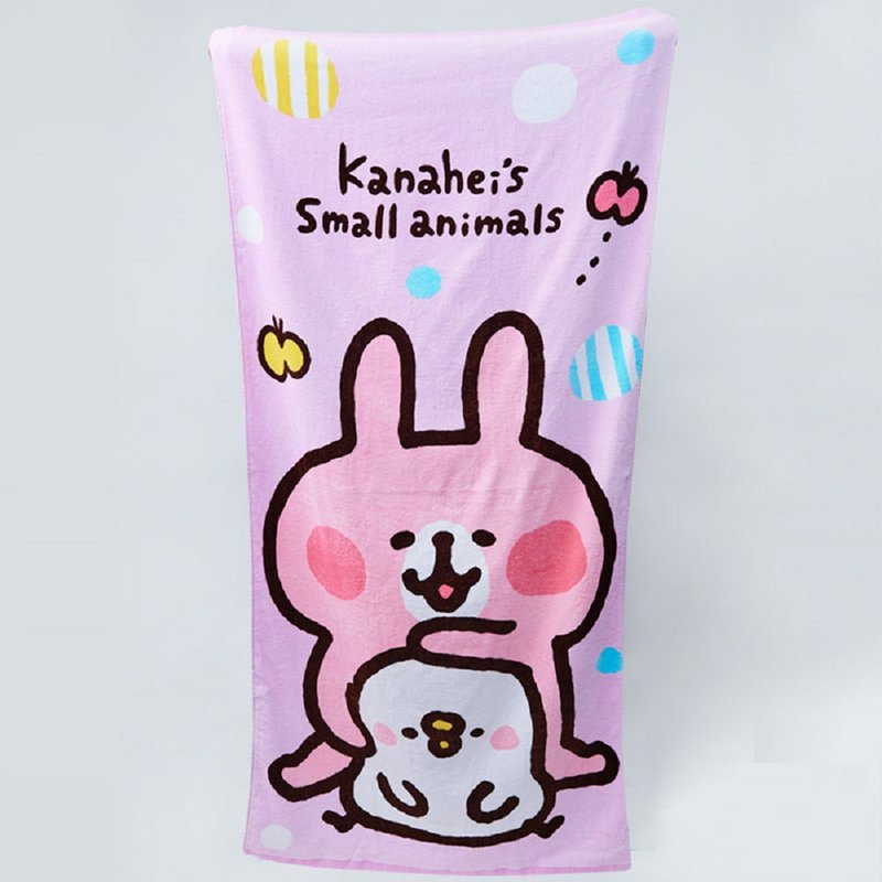 【ONEDER旺達】卡娜赫拉的小動物 兔兔大浴巾 KNH-DC005 - 毛巾/浴巾 - 棉．麻 