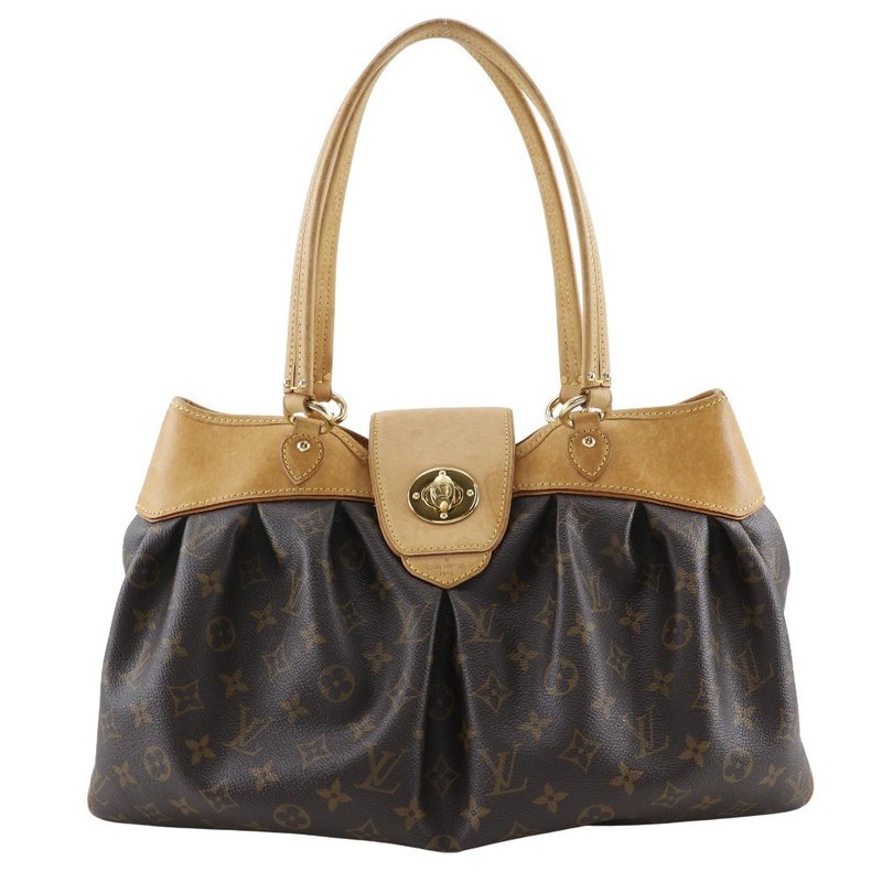 【日本直送】ルイ・ヴィトン LOUIS VUITTON ボエシMM トートバッグ M45714 モノグラムキャンバス 茶 MI0099 レディース【中古】 - 手提包/手提袋 - 人造皮革 咖啡色