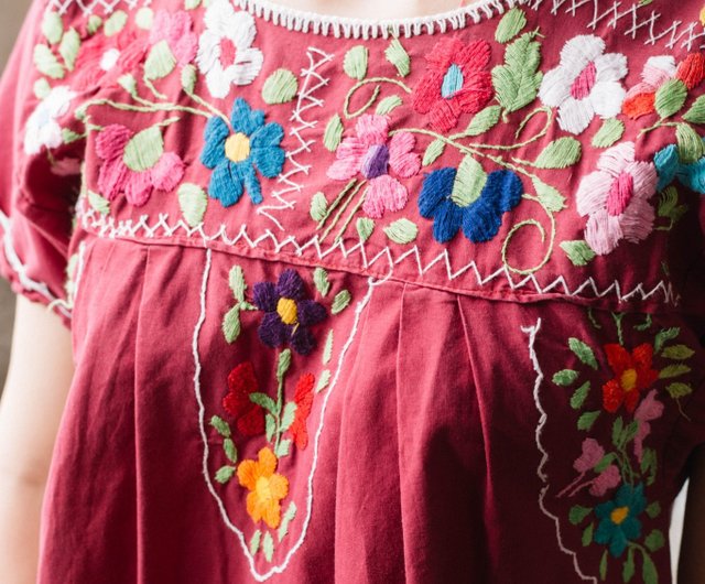 Vintage Embroidered Dress